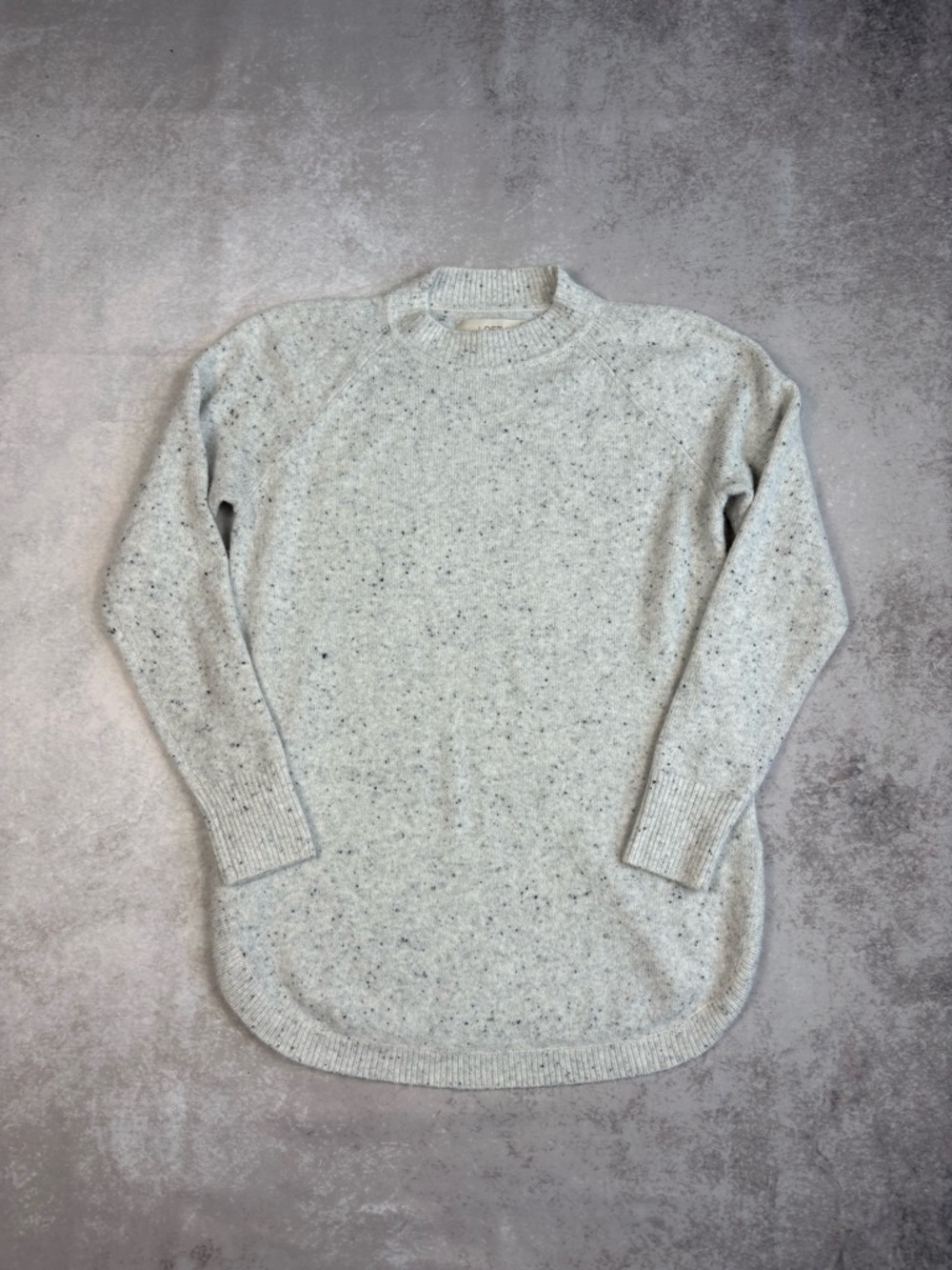 LOFT Gray Speckled Sweater Size Small